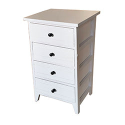 MUEBLE 4 CAJONES 39x29x69CM BLANCO