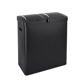 PAPELERA 60L(30L X2) 2 COMPARTIMENTOS C/SENSOR NEGRO
