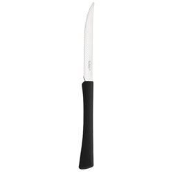 CUCHILLO ASADO MANGO NEGRO INOVA DI SOLLE 22.3CM