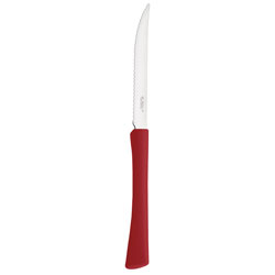 CUCHILLO ASADO MANGO ROJO INOVA DI SOLLE 22.3CM