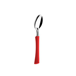 CUCHARA POSTRE MANGO ROJO INOVA DI SOLLE 17CM