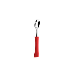 CUCHARA DE TE MANGO ROJO INOVA DI SOLLE 13.65CM