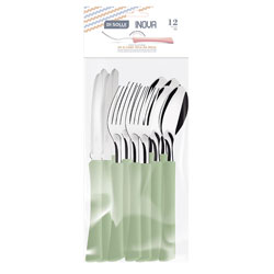 SET 12PZAS AC.INOX. MANGO ROMERO INOVA DI SOLLE