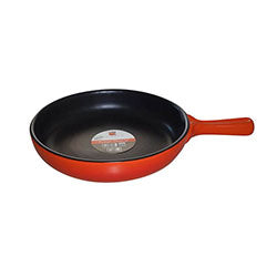 SARTEN CERAMICA FUEGO DIRECTO D24/H5.2CM NARANJA