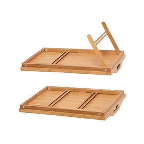BANDEJA DE CAMA PLEGABLE MADERA 35.5X56.5X8CM