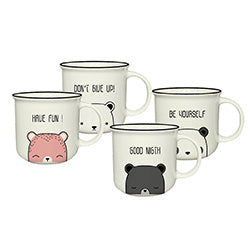 MUG RECTO 350ML OSOS DISEÑOS SURTIDOS