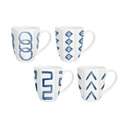 MUG BOMBE 340ML FORMAS AZULES
