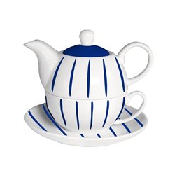 TEA FOR ONE 275ML+400ML LINEAS AZUL