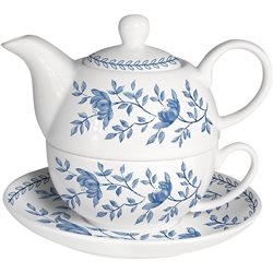 TEA FOR ONE 275ML+400ML FLORES AZUL