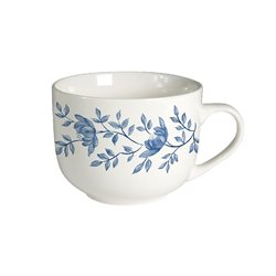 MUG 390ML FLORES AZUL