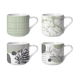 MUG BAJO 350ML DISEÑOS VERDE