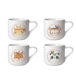 MUG BAJO 350ML ANIMALES