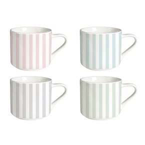 MUG BAJO 350ML LINEAS VERTICALES