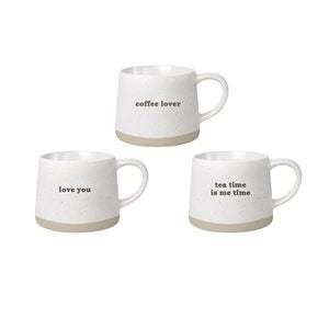 MUG GLOBO 360 ML BICOLOR FRASES