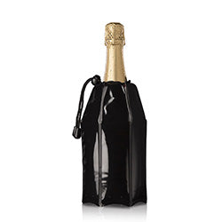 ENFRIADOR CHAMPAGNE NEGRO VACUVIN
