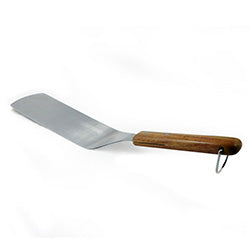 ESPATULA FLEX  ASADO 38 CM ACERO INOX MANGO MADERA