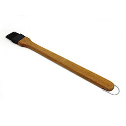 PINCEL SILICONA PARA CARNES 43 CM MANGO MADERA