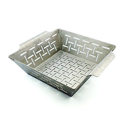 CANASTA ASADOR VEGETALES BBQ 26X21X7CM ACERO INOX