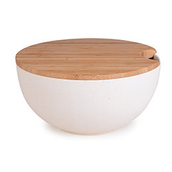 ENSALADERA CON TAPA 24X13 CM BAMBOO ECOLOGICO