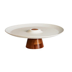 SOPORTE PARA TORTA   26X8 CM BAMBOO ECOLOGICO
