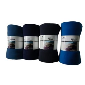 MANTA POLAR 127X152CM COLORES SURTIDOS