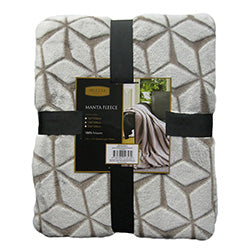 MANTA POLAR FLEECE TEXTURIZADA 150X200CM