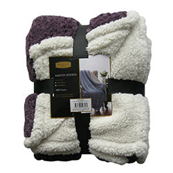 MANTA POLAR REVERSIBLE COLOR LISO 127X152CM
