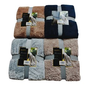 MANTA SHERPA EXTRA SOFT 127x152CM SURTIDO