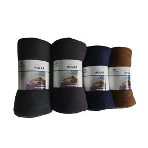 MANTA POLAR 150x240CM COLORES SURTIDOS