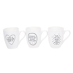 MUG CONICO 345 ML. HEART LEGEND