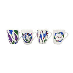 MUG CONICO 345ML FEATHERS