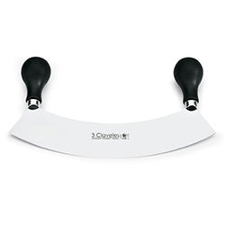 CUCHILLO MEDIA LUNA DOS MANGOS 22CM 3 CLAVELES