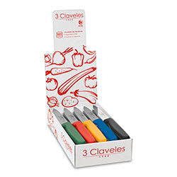 DISPLAY 20 CUCHILLO VEGETALES EXP. 20CM 3 CLAVELES
