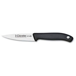 CUCHILLO VEGETALES 10CM CAJA PVC EVO 3 CLAVELES