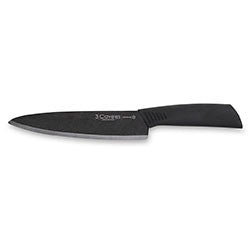CUCHILLO CHEF 20CM CERAMIC NEGRO 3 CLAVELES