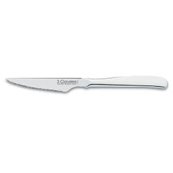 CUCHILLO CARNE 11CM DENTADO AC. INOX. 3 CLAVELES