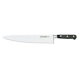 CUCHILLO CHEF 30CM C/ PVC MANGO NEGRO FORGE 3 CLAVELES