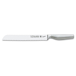 CUCHILLO PAN 20CM FORJADO PLATINA 3CLAVELES