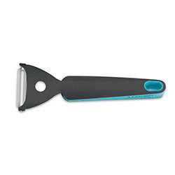 PELADOR DENTADO ACERO INOX MANGO ANTIADH. 3 CLAVELES.  17.5CM