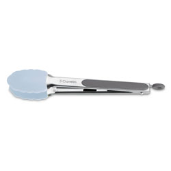 PINZA SILICONA M/AC.IN. CELESTE 3 CLAVELES 30CM