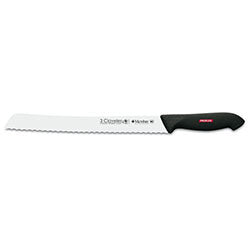 CUCHILLO PAN 25CM MANGO NEGRO MICROBAN PROFLEX 3CLAVELES