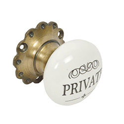 TIRADOR PARA PUERTA PRIVATE CERAMICA METAL