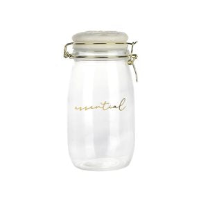 RECIPIENTE VIDRIO 1.5L T/CERAMICA BLANCA ESSENTIAL