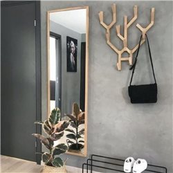 ESPEJO PARA PUERTA MDF 30x114CM NATURAL