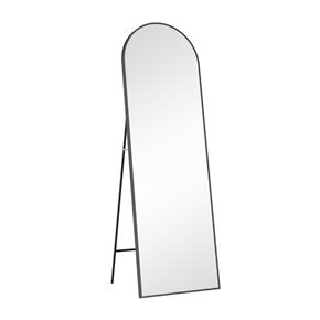 ESPEJO DE PIE ALUMINIO 50x160CM NEGRO