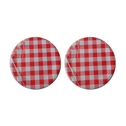 SET X2  TAPAS REP FRASCO CONSERVA CUADRILL. D6.8 CM