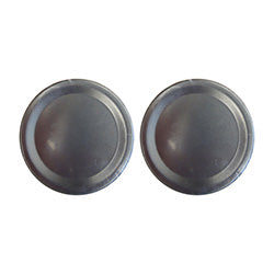 SET X2 TAPAS REP FRASCO CONSERVA PLATEADO. D8.4 CM