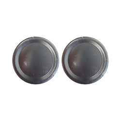 SET X2 TAPAS REP FRASCO CONSERVA PLATEADO. D6.8 CM