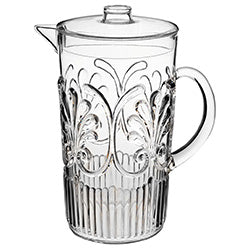JARRA LABRADA 2.5L/D14XH27CM ACRILICO TRANSPARENTE