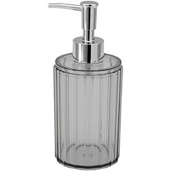 DISPENSADOR JABON FACE 320ML/D7XH18CM ACRILICO GRI